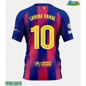 Barcelona Lamine Yamal #10 Hemmatröja 2025-26 Kortärmad